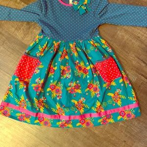 Matilda jane Christmas dress size 8